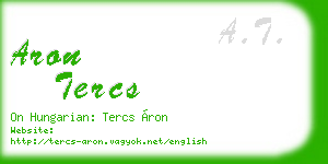 aron tercs business card